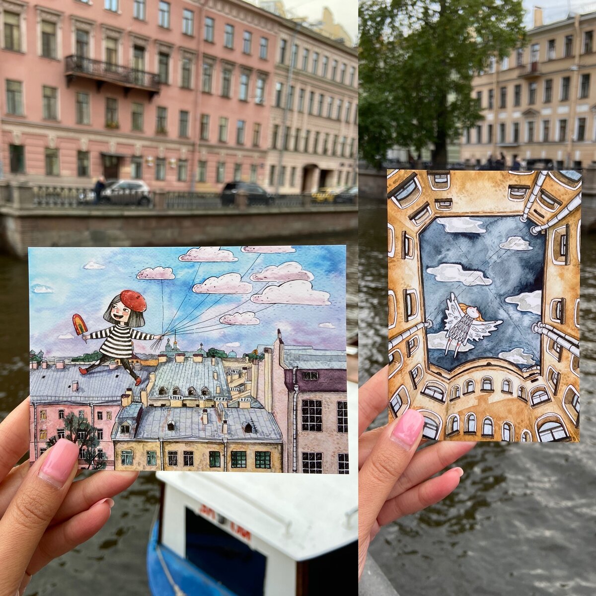 Открытки, которые дарят на экскурсии