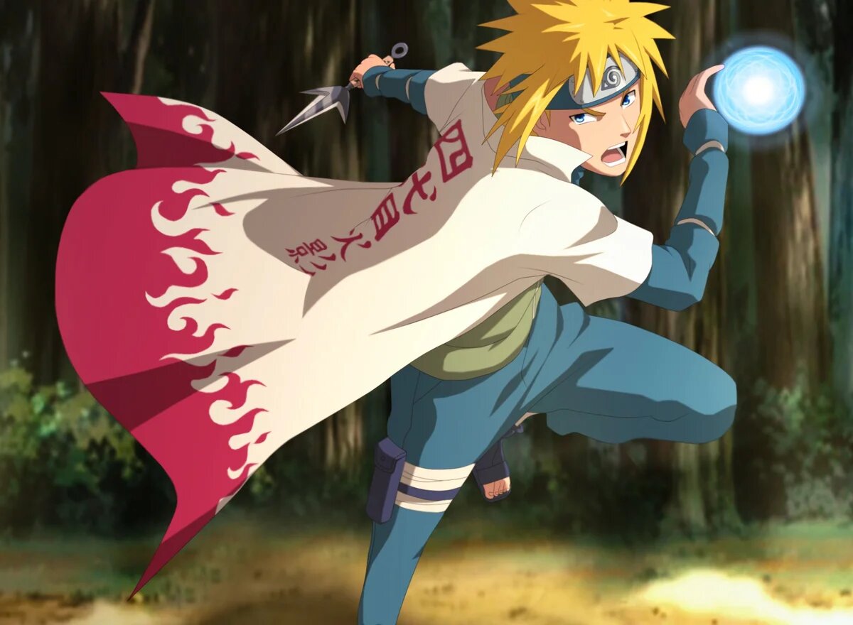 Минато Намиказе, создатель расенгана