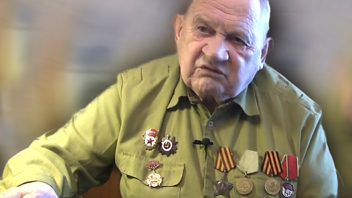 Владимир Иванович Трунин, 90-летний фронтовик, гвардии сержант, на танке прошёл всю войну от начала и до конца.