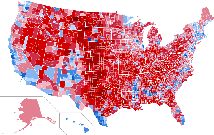 Самая нужная карта США для точного выбора ПМЖ.