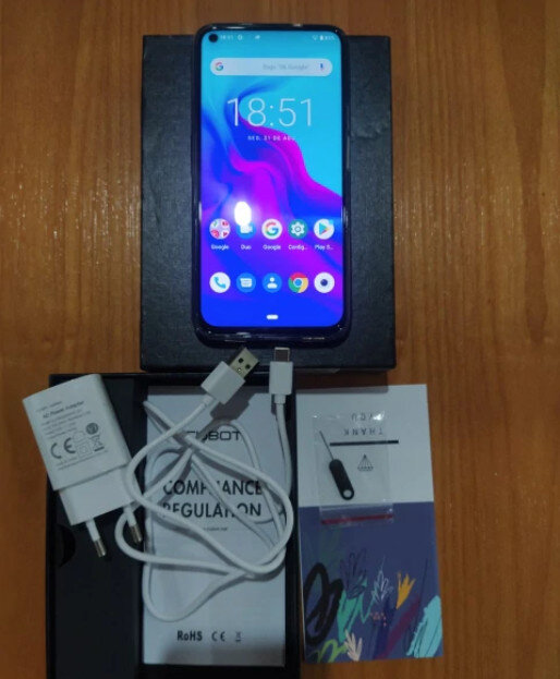 Фотоотзыв покупателя Cubot X30 с AliExpress