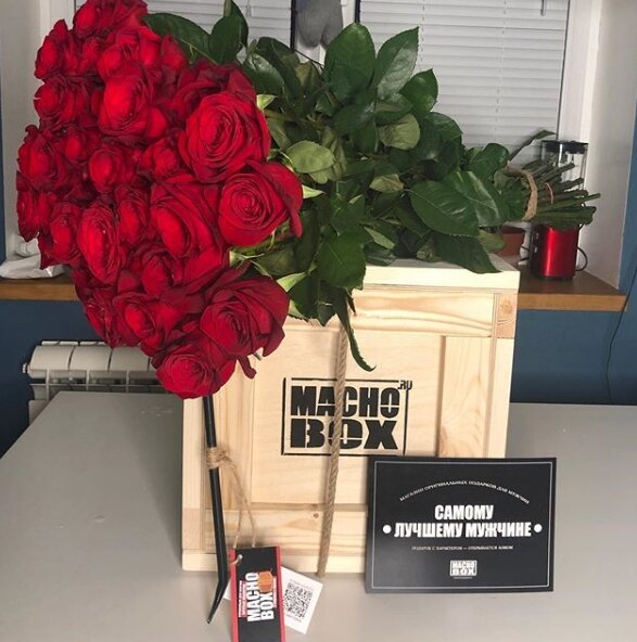 Ящик Macho Box в подарок на юбилей мужчине