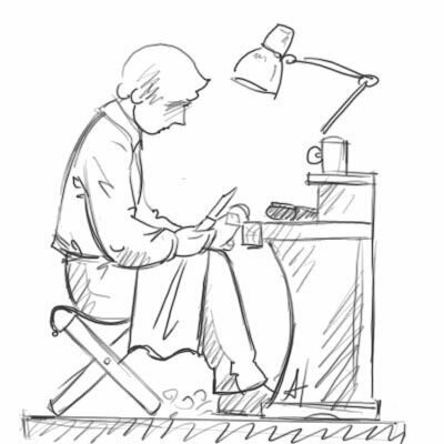 рабочее место богородского резчика.