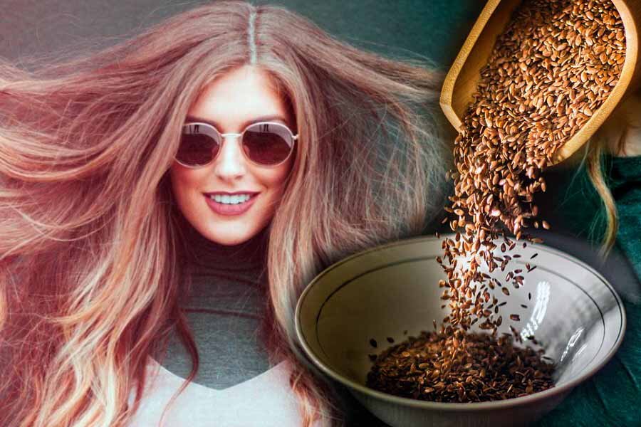Льняное семя для уплотнения волос // pixabay.com