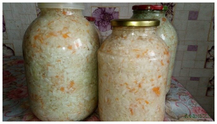 Капуста с морковью и хреном