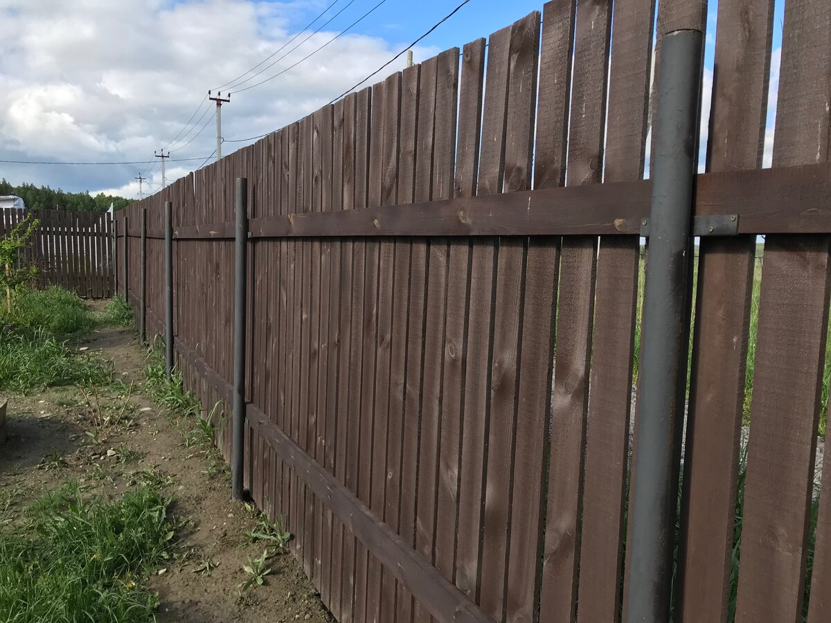Так выглядит забор на данный момент 