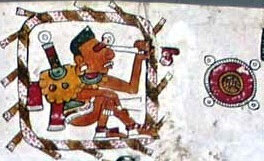 Нейтронная звезда. Фрагмент рисунка из ацтекского кодекса.
