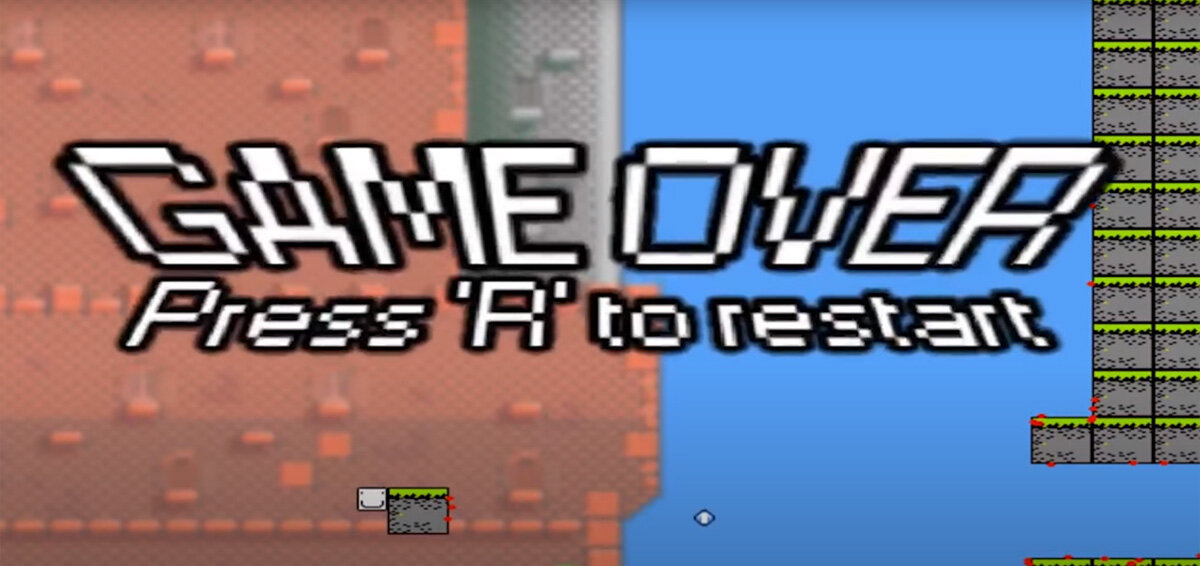 Game over в игре I Wanna Be the Boshy - LOL, you DIE