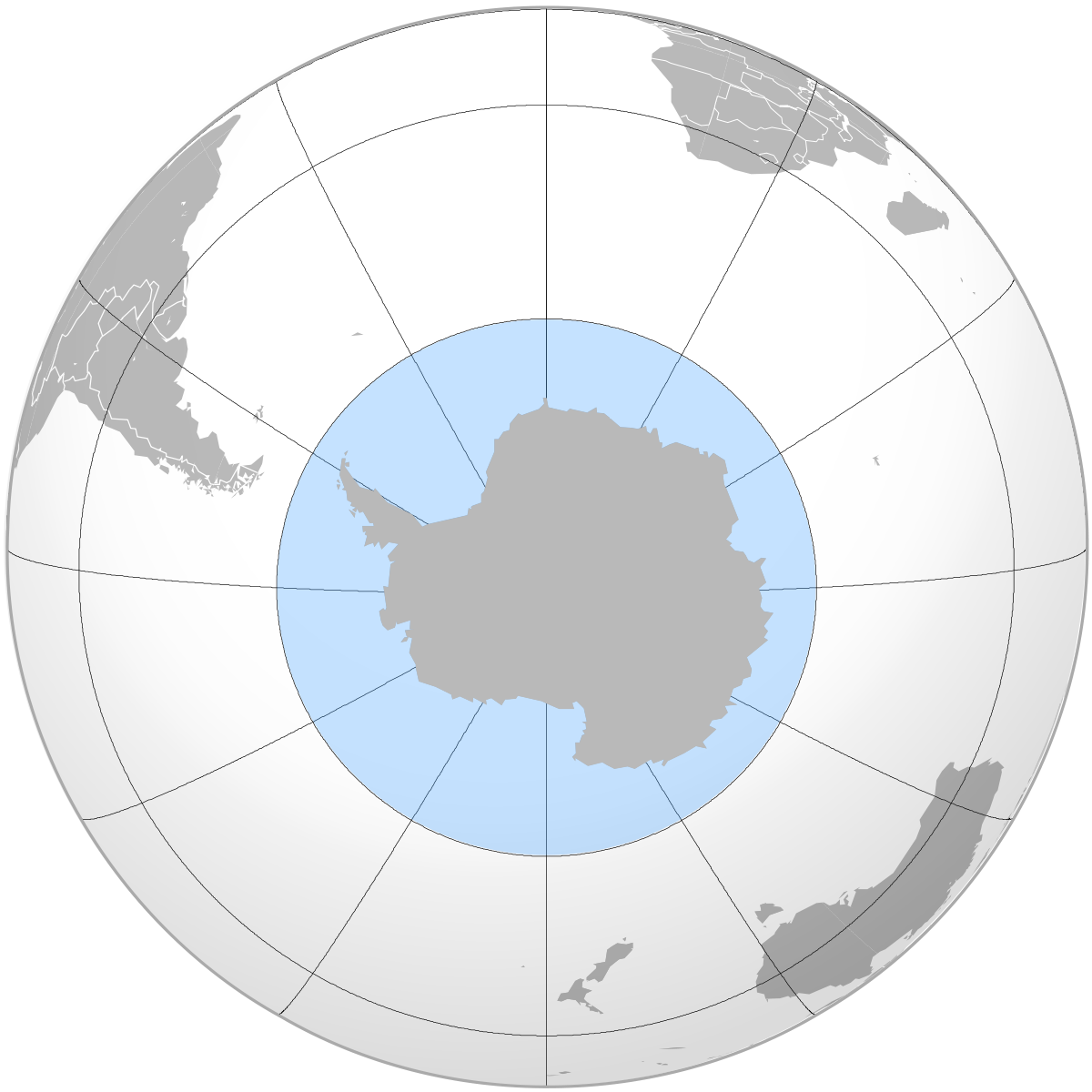 Широту южного океана. Южный океан на карте Антарктиды. Южный океан на карте. Карта океанов с южным океаном.