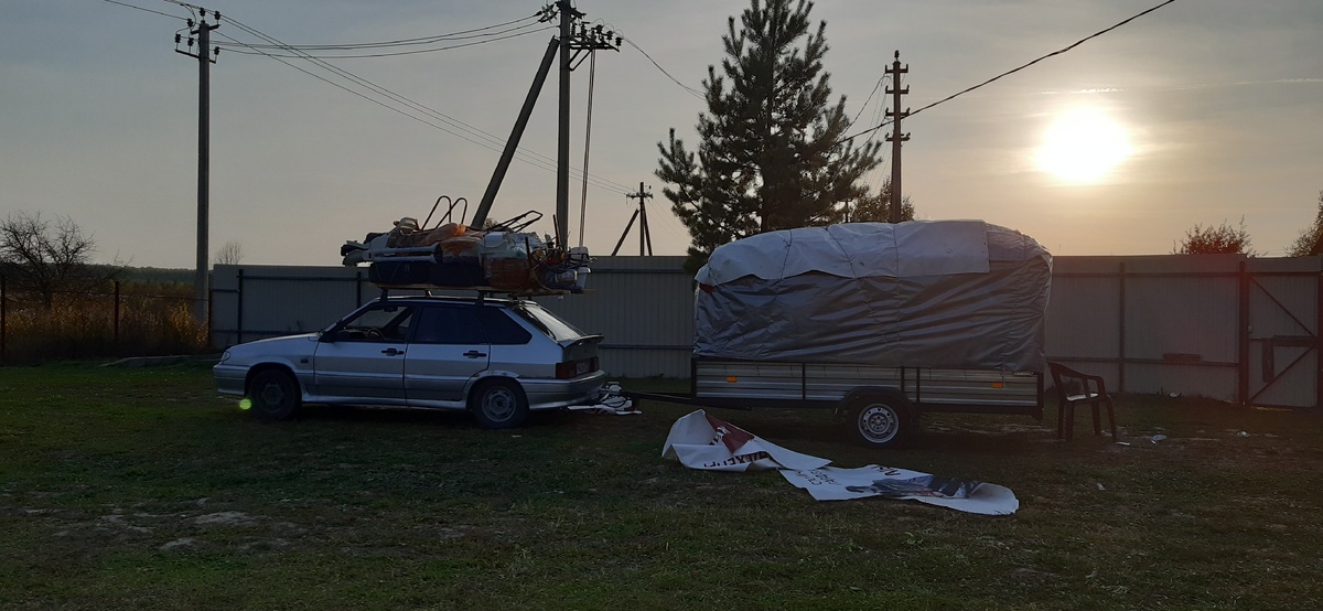 Вот так выглядела загрузка до грузовика