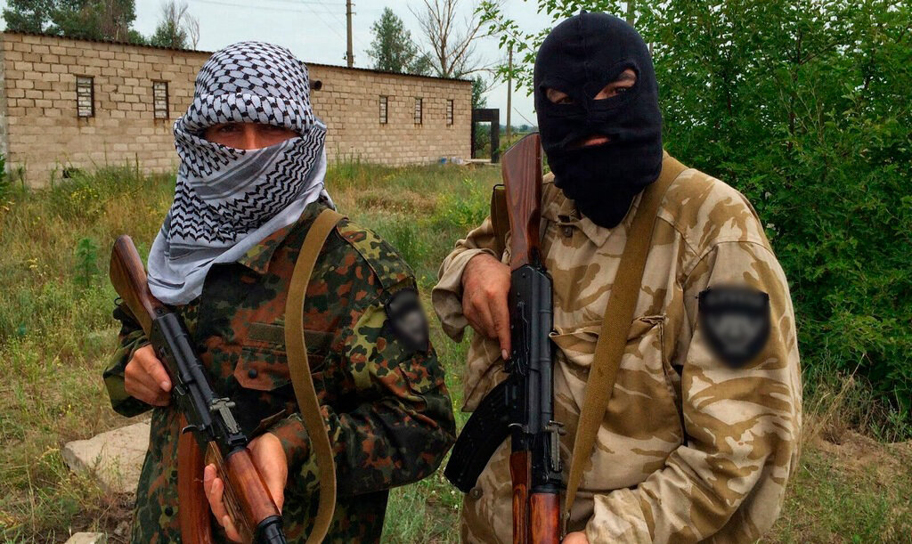 Исламисты на службе Украины. Фото: warfiles.ru