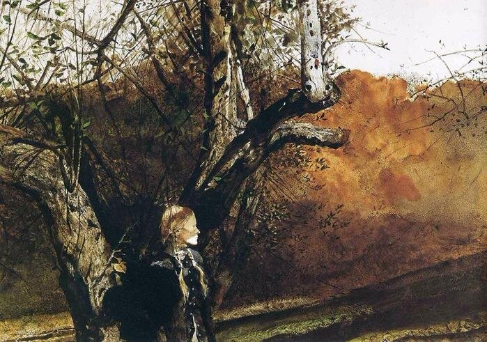 О, ОДИНОЧЕСТВО... ХУДОЖНИК ANDREW NEWELL WYETH / ЭНДРЮ НЬЮЭЛЛ УАЙЕТ (США, 1917-2009)