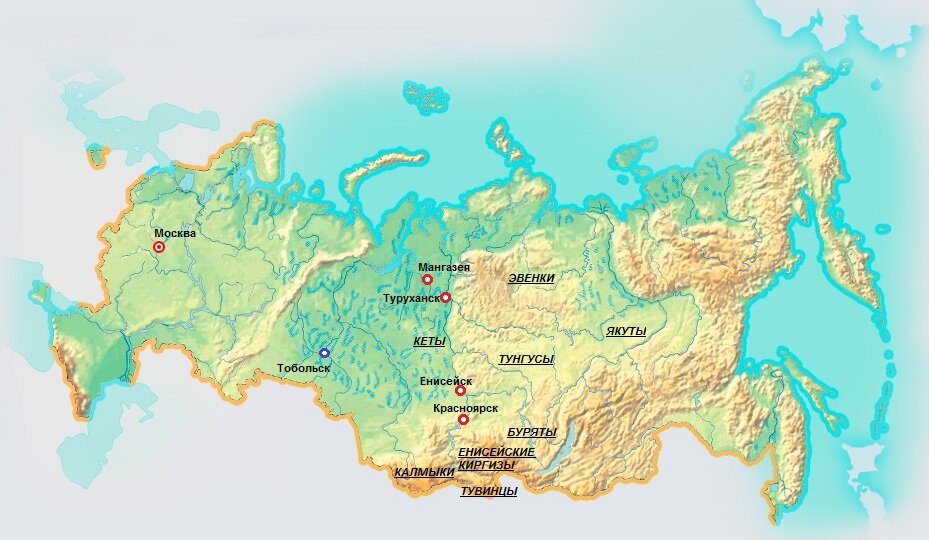 Красноярск енисейск карта