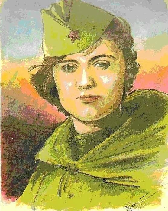 Медсестра Люда Молчанова, художник Б. Дрыжак