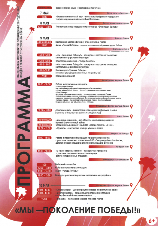 План программы 9 мая