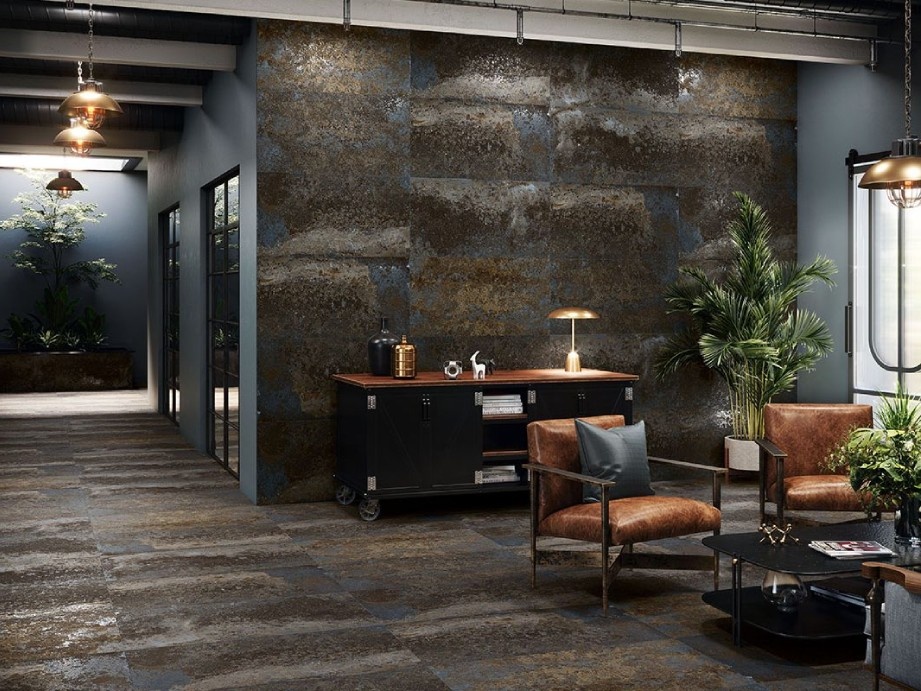 Коллекция Bengala с эффектом состаренного железа и меди.