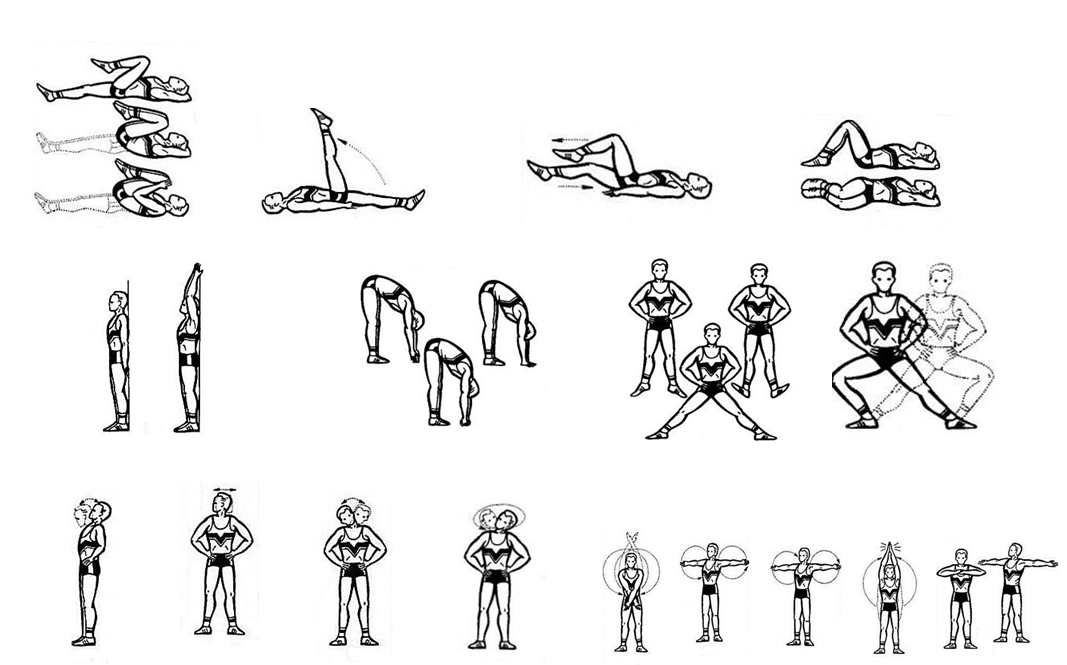 комплекс амосова 1000 движений. упражнения профессора. упражнения николая амосова. доктор неумывакин приседания. суставная лечебная гимнастика бубновского.