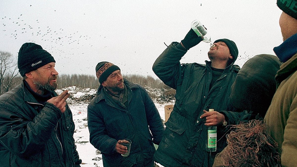 Пьянка в деревне