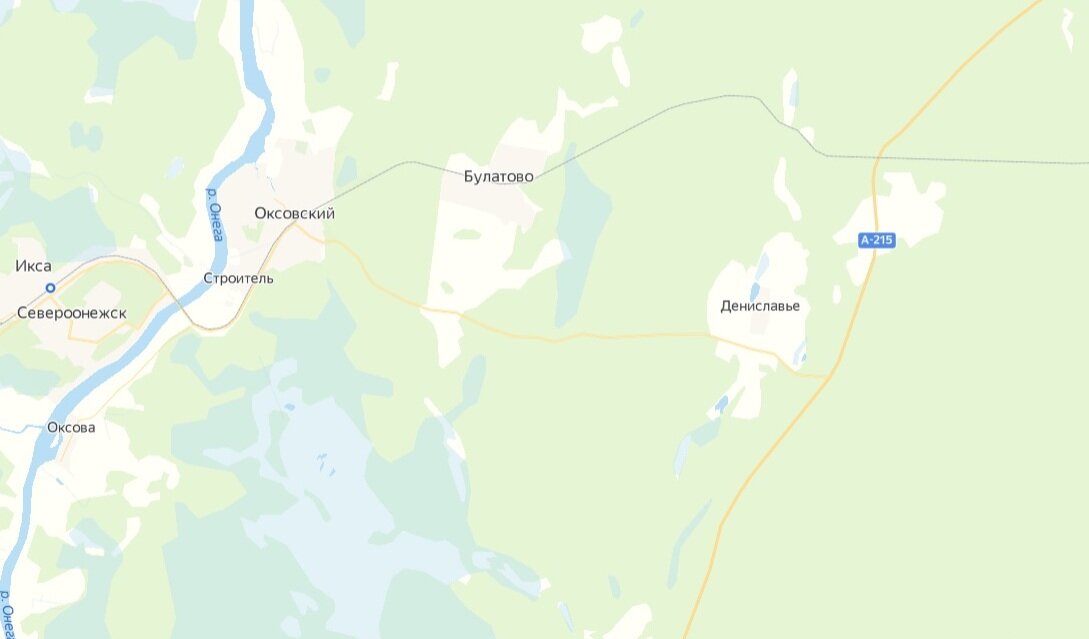 Дениславье на современной карте