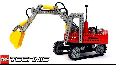 ПРАДЕД ПНЕВМАТИКИ: Экскаватор LEGO Technic 8851 – Легенды ЛЕГО Техник – Обзор №28