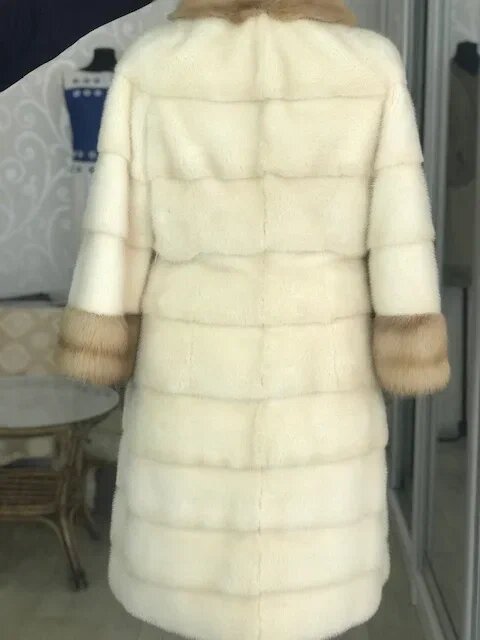 Уменьшение размера пальто из норки и куницы. Ателье Ирины Берзиной.