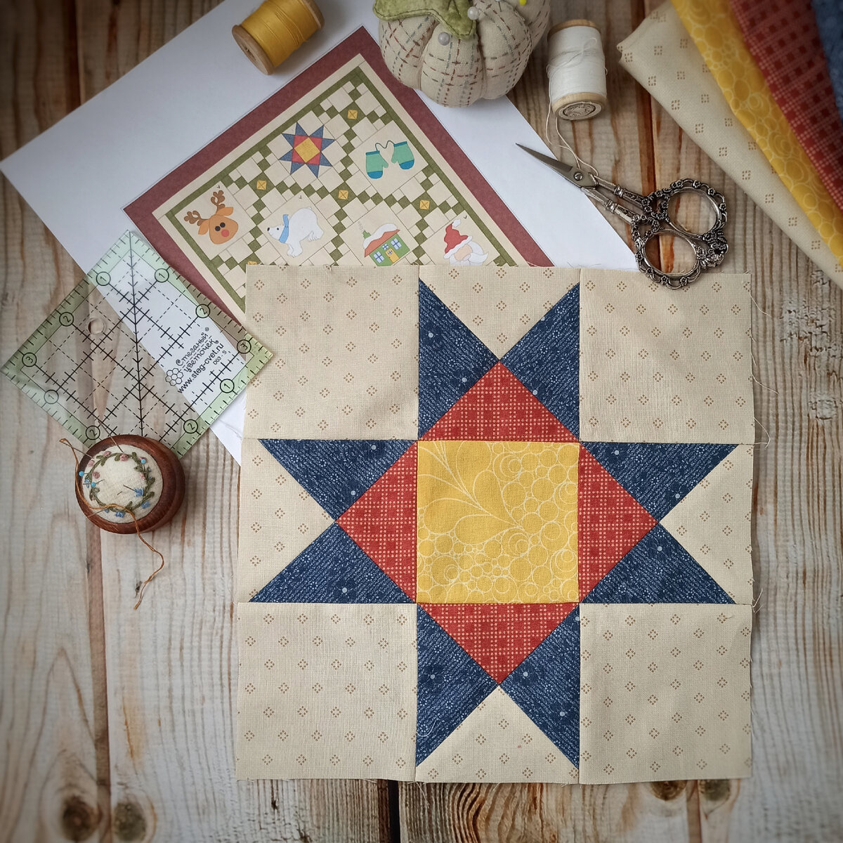 Фото готового блока