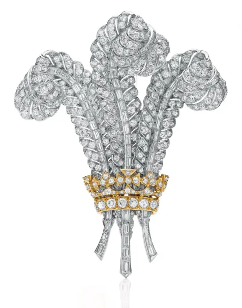 Брошь принца уэльского, Картье, 1935. www.christies.com