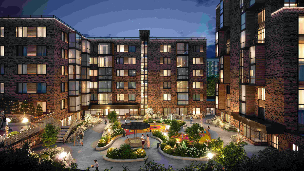 Двор без машин в Авторском доме "Шаляпин"