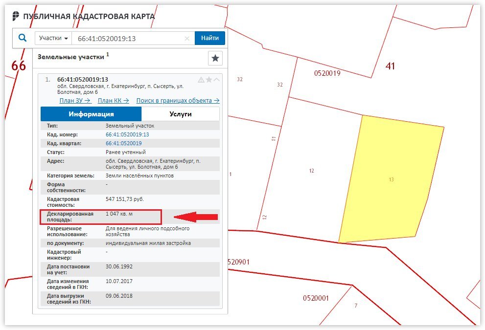 Как узнать площадь кухни в квартире по кадастровому номеру