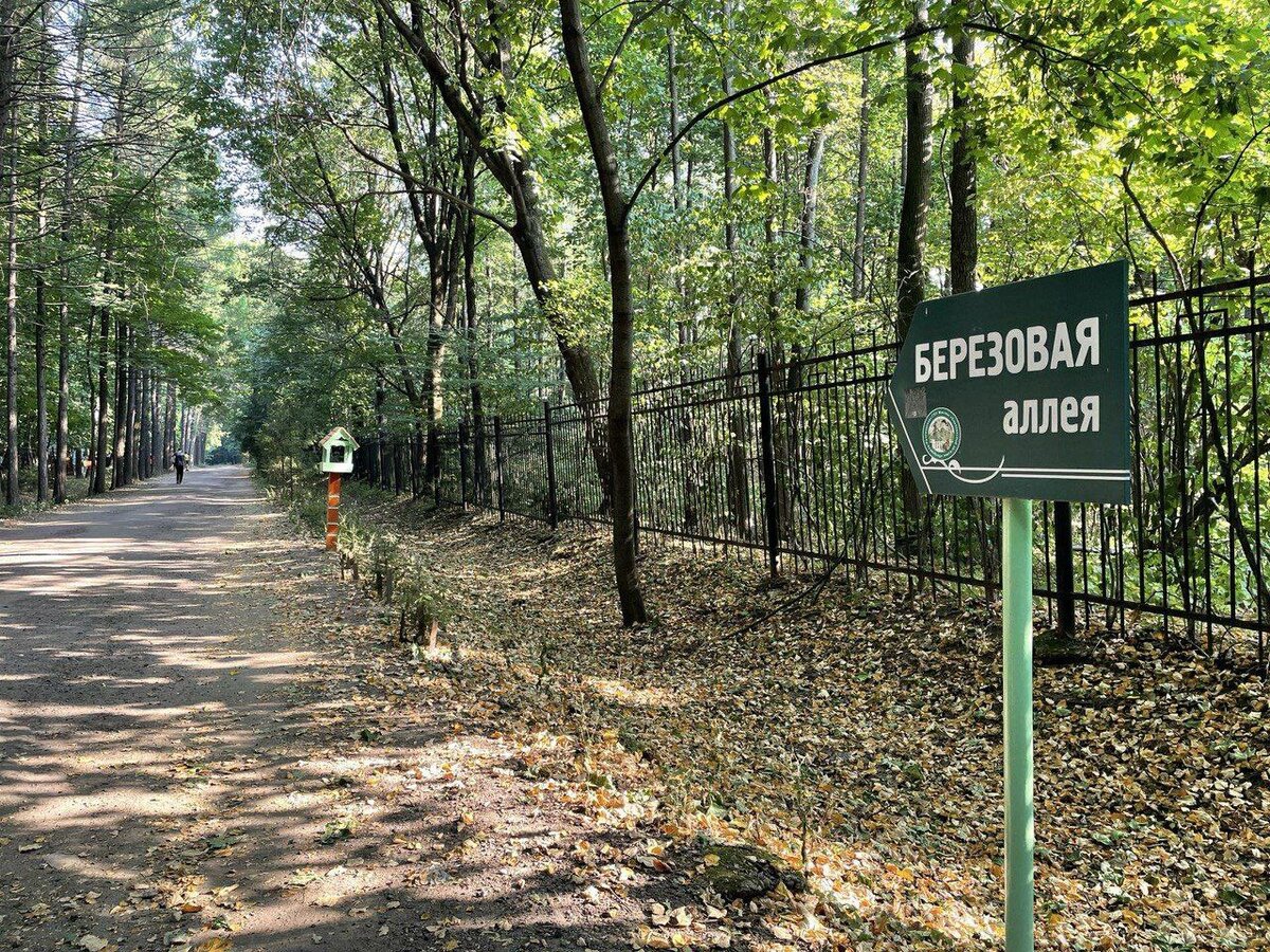 Указатели на трассе Тимирязевского паркрана и 5 вёрст