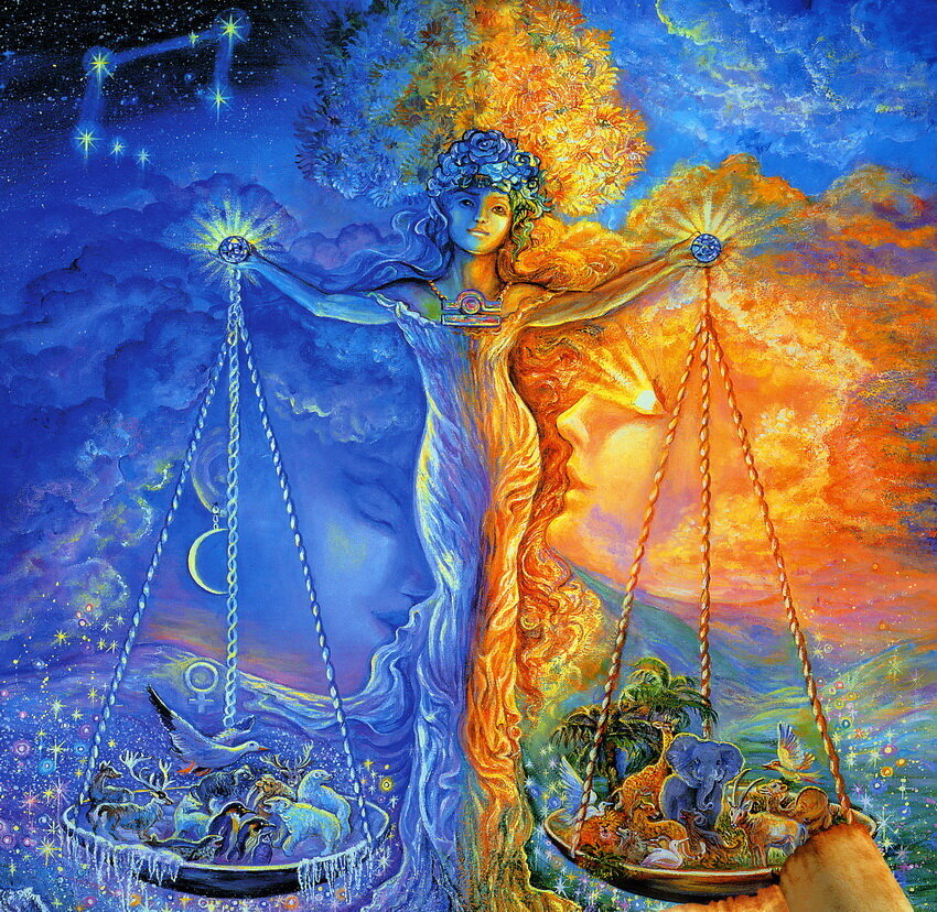 Художник Жозефина Уолл (Josephine Wall) «Libra»