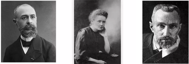 На фото изображены слева на право Антуан Анри Беккерель, Мария Складовская-Кюри, Пьер Кюри. Фото взято из открытых источников сети интернет