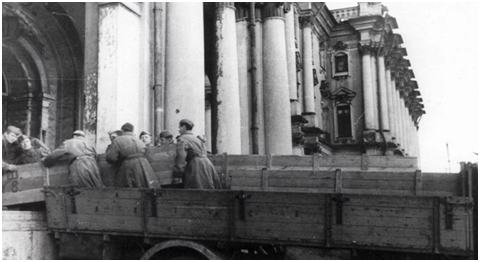 Эвакуация экспонатов Эрмитажа июнь 1941 года