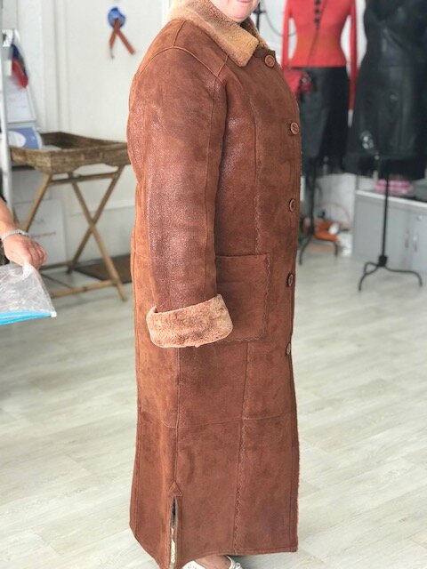 Переделка дубленки. Ателье Ирины Берзиной.