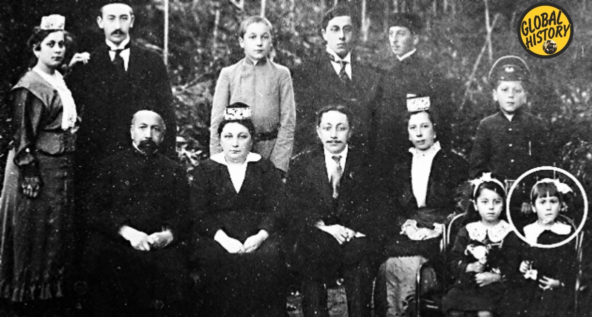 Семья Кастровых 1917 год . 