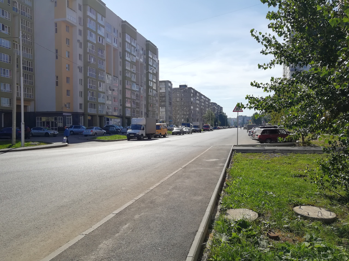 Вид на существующий участок улицы Мушникова