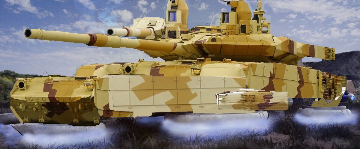 Модернизированный ховер танк  Т-190 "Гравитация"