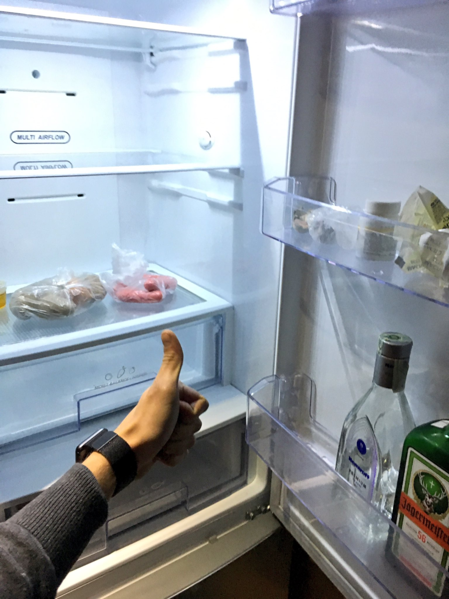 Водка в холодильнике фото