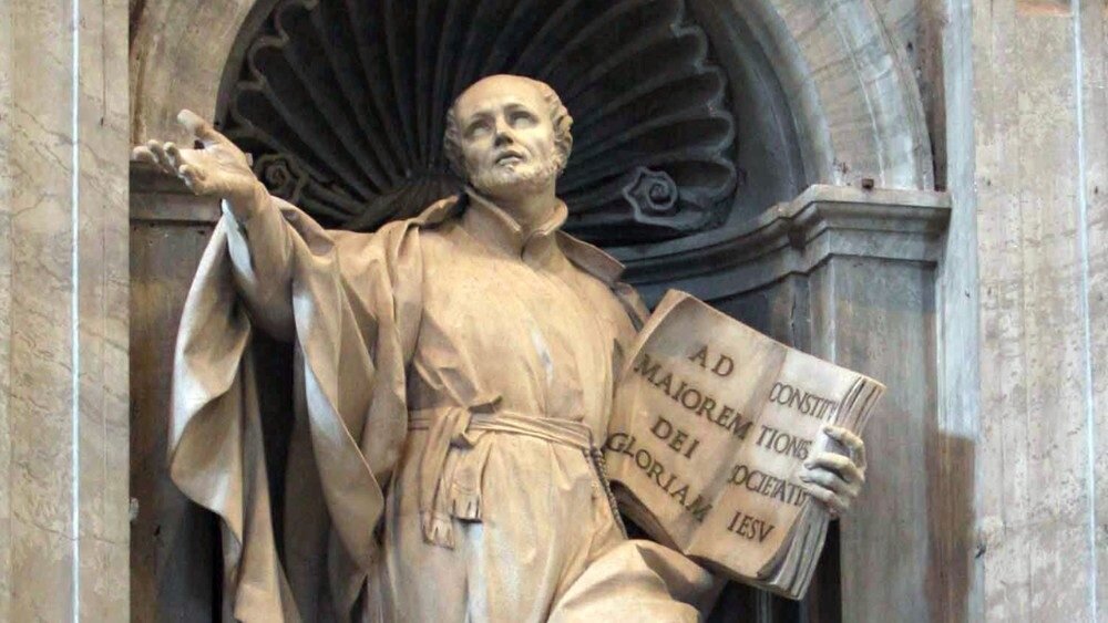 Игнатий Лойола - основоположник ордена иезуитов, статуя в Ватикане. С сайта vaticannews.va