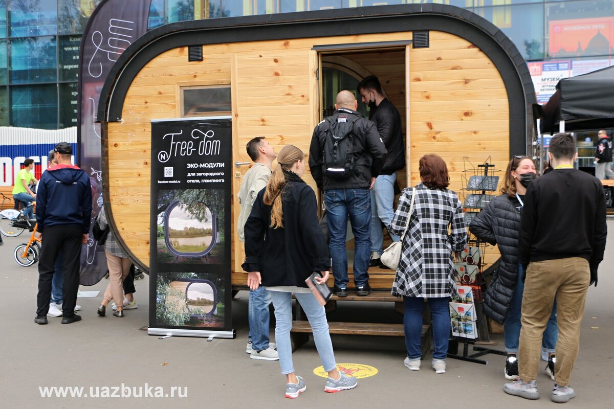 Домик пользовался популярностью на выставке