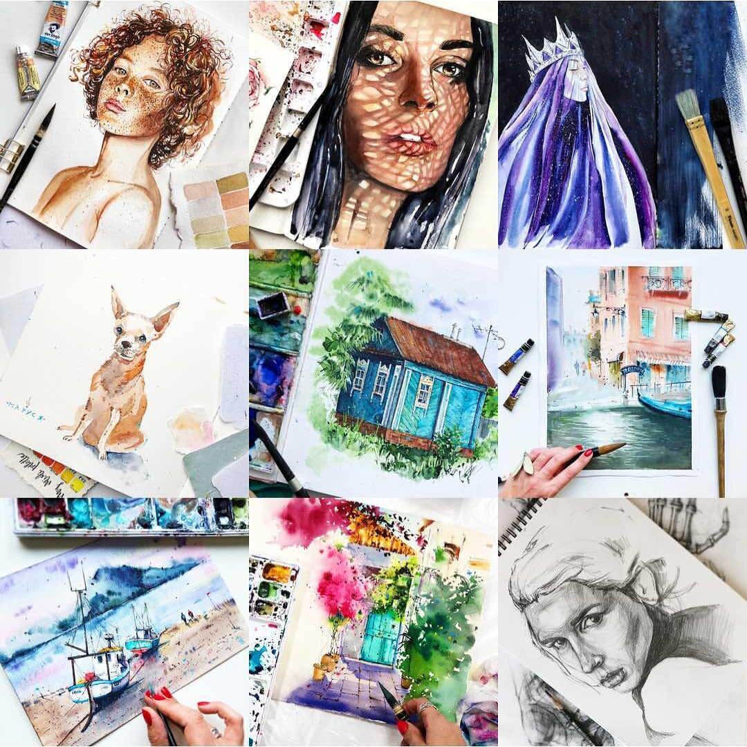 Иллюстрации Кристины Пуршиной из личного блога