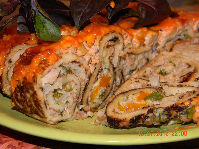 Блинная запеканка "Фантазия".