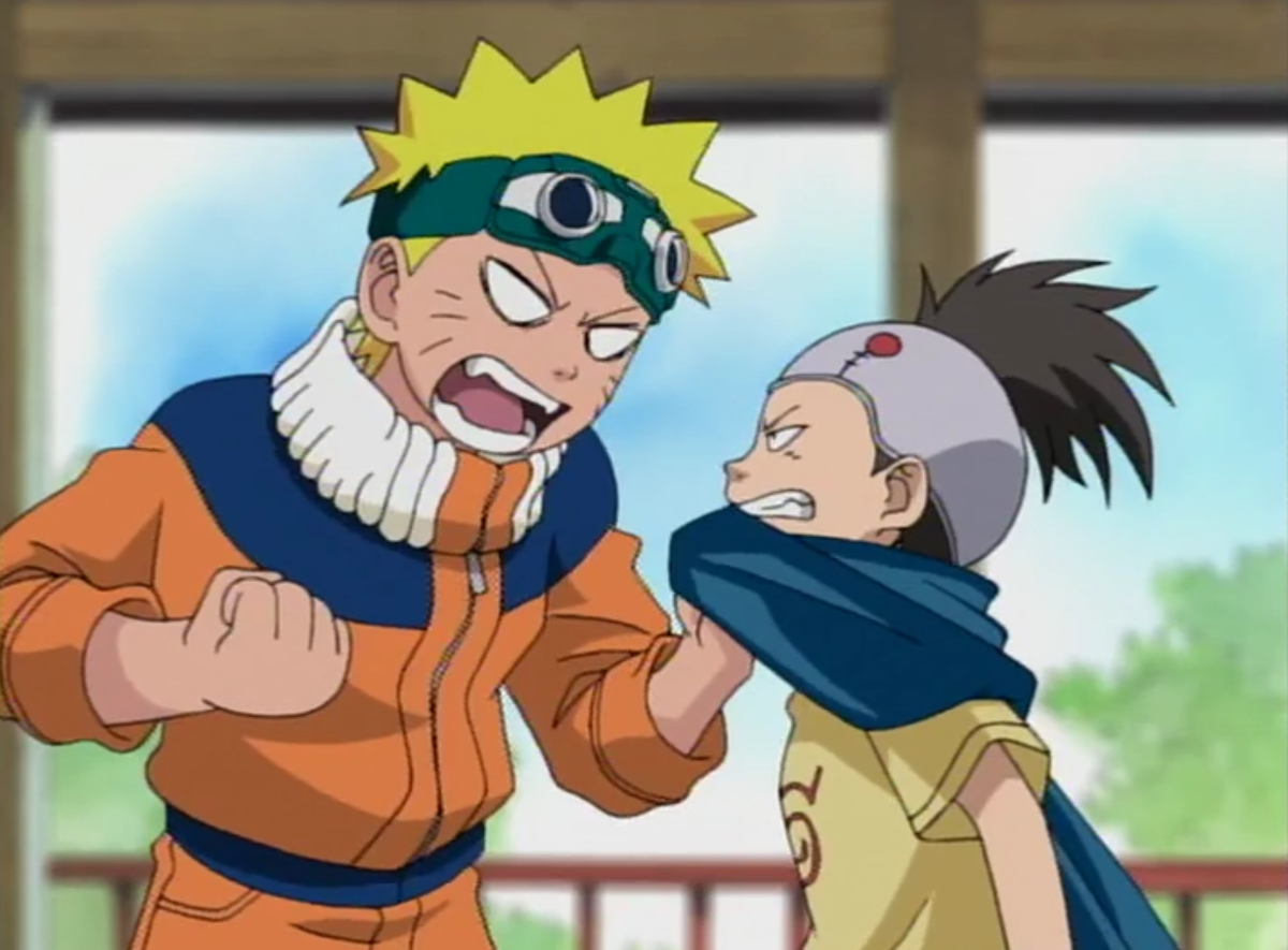 Использованы кадры из аниме "Наруто";