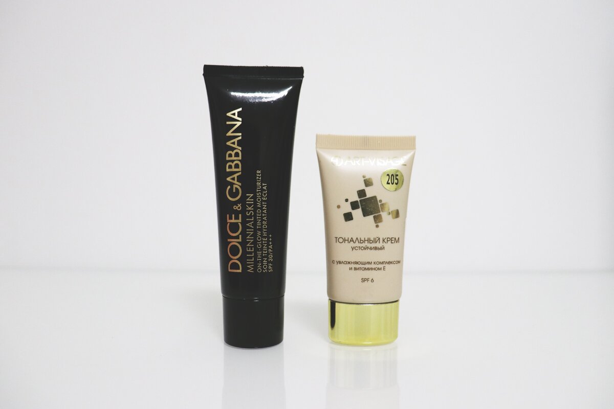 Millennialskin Dolce&Gabbana и Art-Visage Устойчивый тональный крем