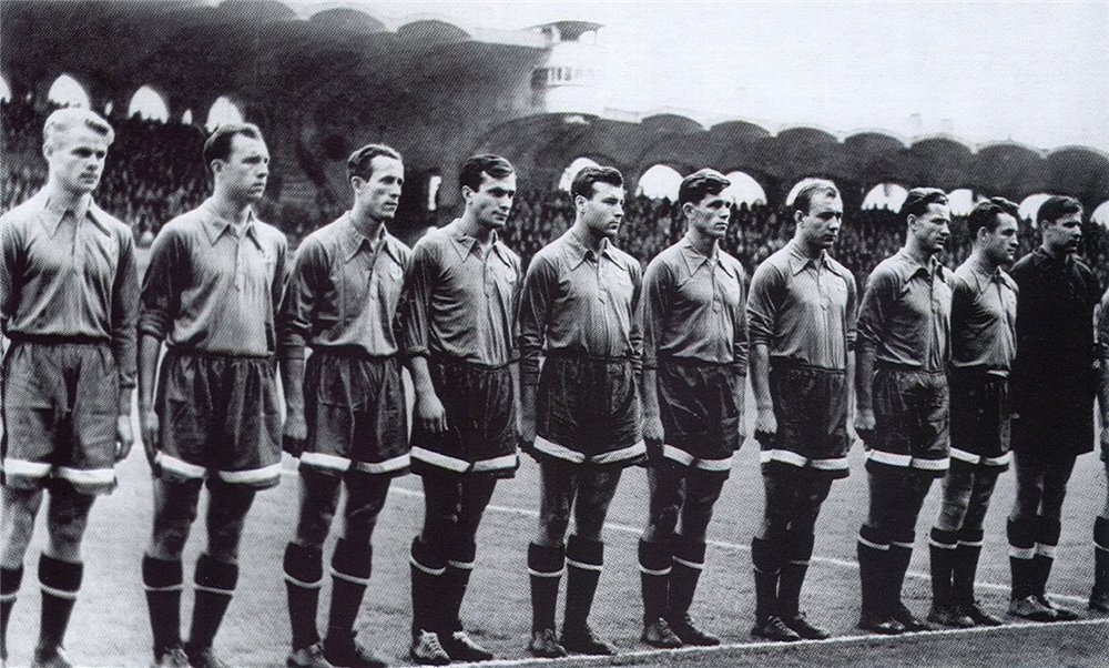 «Динамо» Москва, чемпионы СССР 1954. Источник: fc-dynamo.ru