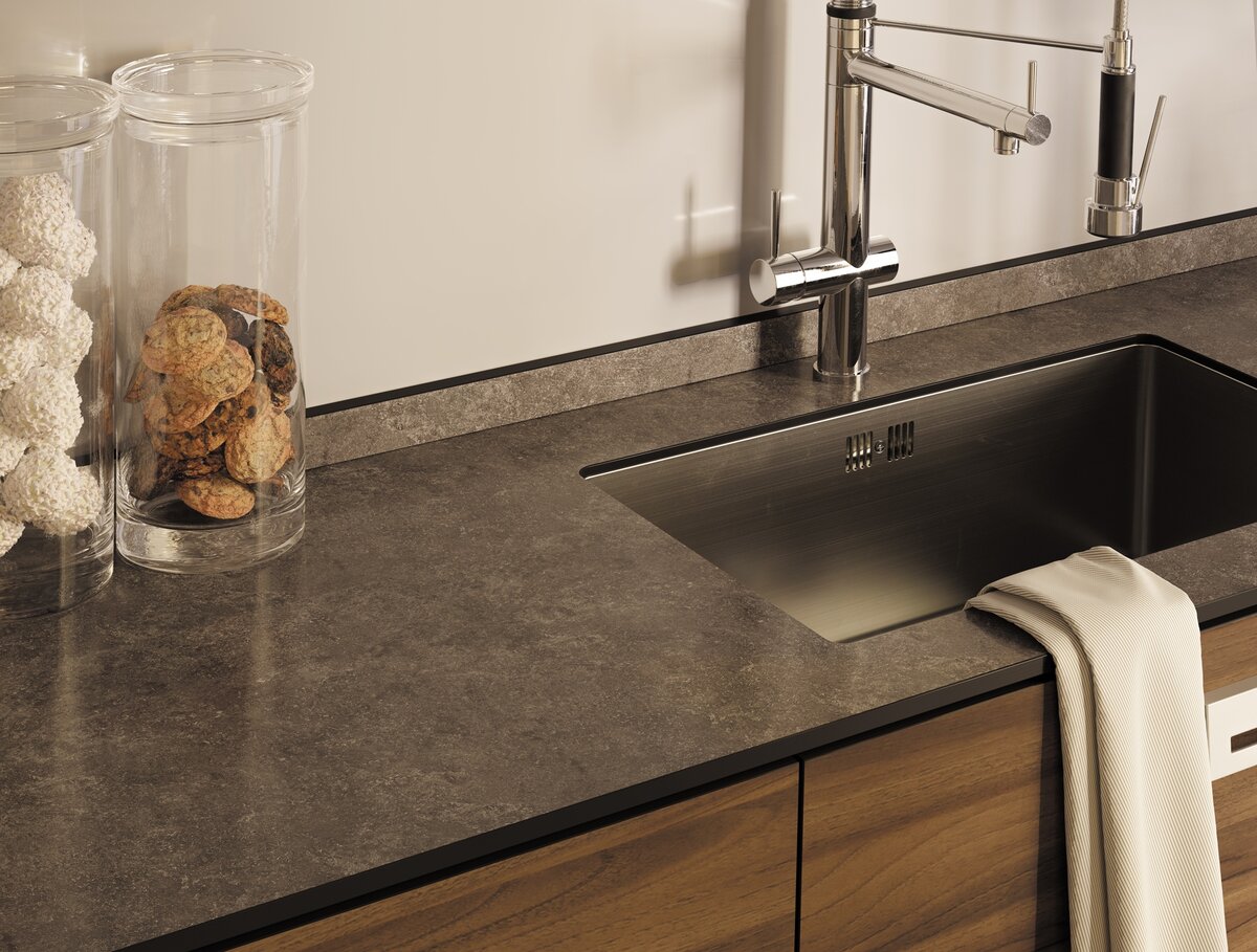 Фото столешницы из HPL пластика Slotex