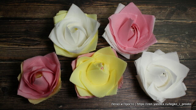 Из самых дешёвых салфеток