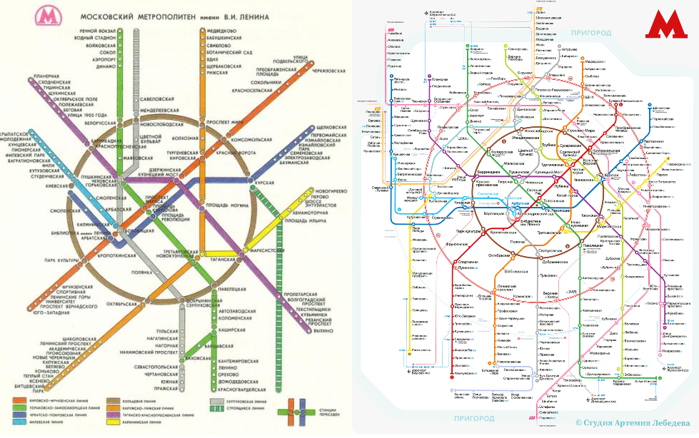 Схема метро показать