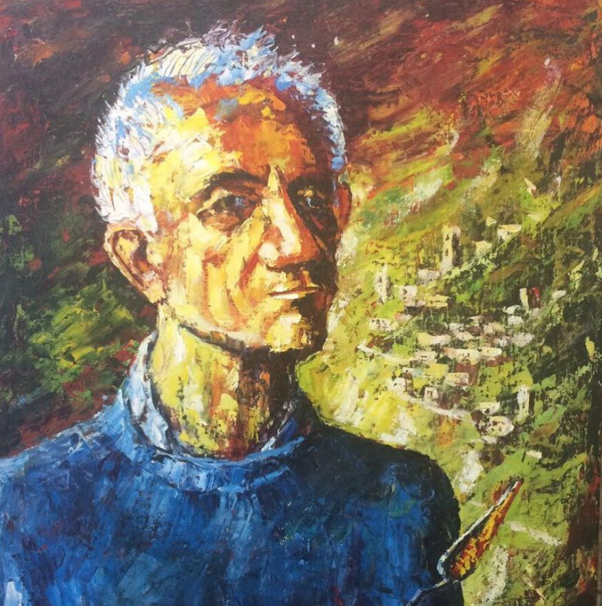 На фото: Работы художника Магомедзерифа Гаджиева.