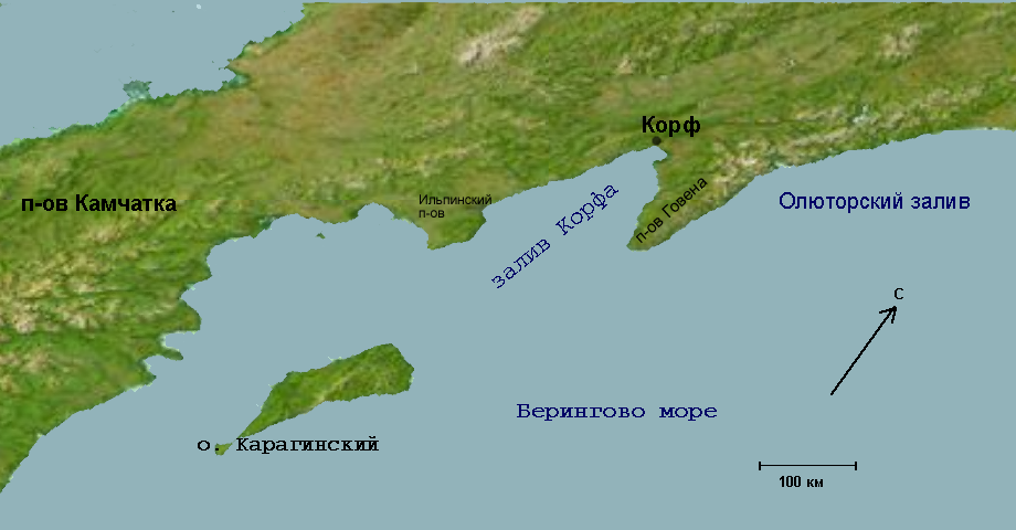 Мыс олюторский. Остров Карагинский Камчатка. Залив Корфа Камчатка. Остров Карагинский на карте России. Олюторский залив Берингова моря.